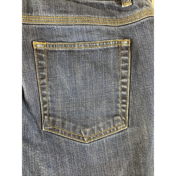 Jones New York Jeans Women's 4 Blue Denim Stretch‎ Straight Leg Dark Wash - Picture 6 of 16